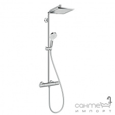 Душова стійка Hansgrohe Crometta E 240 1jet Showerpipe EcoSmart 9 л/хв 27281000 хром