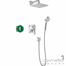 Душова система прихованого монтажу Hansgrohe Crometta E 240 1jet 27957000 хром