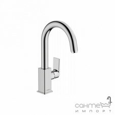 Смеситель для раковины с донным клапаном Hansgrohe Vernis Shape 71564000 хром