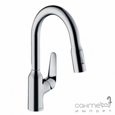 Смеситель для кухни с вытяжным изливом Hansgrohe Focus M42 71862000 хром