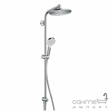 Душевая стойка Hansgrohe Crometta S 240 1jet Showerpipe Reno EcoSmart 27270000 хром