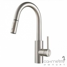 Смеситель для кухни с вытяжным изливом Kraus Oletto KPF-2620SFS нержавеющая сталь