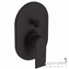 Смеситель для ванны скрытого монтажа Hansgrohe Vernis Shape 71458670 матовый черный