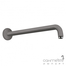 Настінний кронштейн для верхнього душу Hansgrohe 389mm 27413340 чорний браш