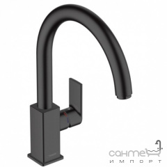 Смеситель для кухни Hansgrohe Vernis Shape 260 71871670 матовый черный Ізмаїл