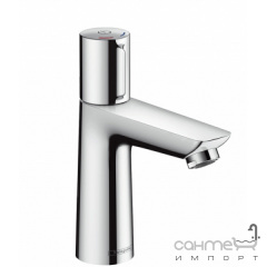 Нажимной смеситель для раковины со сливным гарнитуром Hansgrohe Talis Select E 71750000 Хром Вінниця