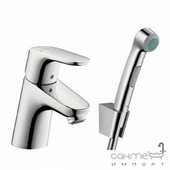 Смеситель для раковины Hansgrohe Focus E2 31926000 с гигиеническим душем Изюм