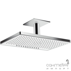 Верхний душ версия EcoSmart Hansgrohe Rainmaker Select 460 2jet 24014400 белый/хром Миколаїв