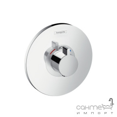 Внешняя часть термостата для душа 37 л/мин. Hansgrohe Ecostat S 15755000 Хром Харьков