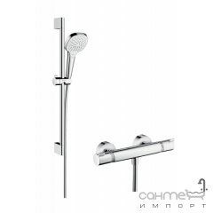 Душовий гарнітур Hansgrohe Croma Select E Vario Combi Set 27081400 білий/хром Бердичів