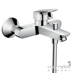Смеситель для ванны настенный Hansgrohe Logis 71400000 Хром Харків