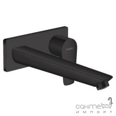 Смеситель для раковины скрытого монтажа с изливом 22 см Hansgrohe Talis E 71734340 черный браш Королево