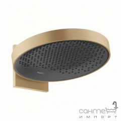 Верхний душ с кронштейном Hansgrohe Rainfinity 360 26230140 матовая бронза Київ