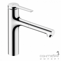 Смеситель для кухни с вытяжным изливом Hansgrohe Zesis M33 74804000 хром, S-Box lite Житомир