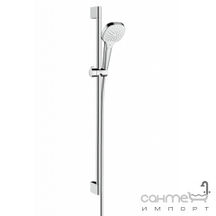 Душевой гарнитур версия EcoSmart Hansgrohe Croma Select E Vario 26593400 белый/хром Черкаси