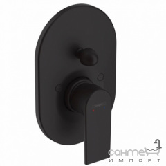 Змішувач для ванни прихованого монтажу Hansgrohe Vernis Shape 71458670 матовий чорний Київ