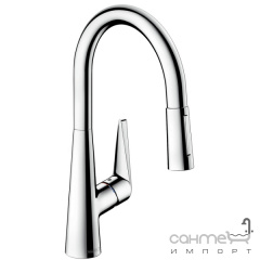 Смеситель для кухни с выдвижной лейкой Hansgrohe Talis S 72813000 Хром Суми