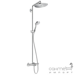 Душевая стойка с смесителем-термостатом для ванны Hansgrohe Croma Select S 26792000 хром Київ