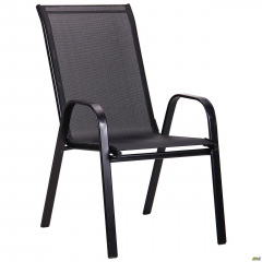 Вуличний стілець AMFPuerto чорний для саду кафе Черкаси