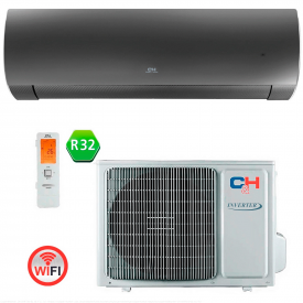 Кондиціонер інверторний Cooper&Hunter CH-S24FTXD-BL DAYTONA BLACK R32 (Wi-Fi)