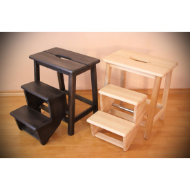 Табурет-ступенька бук тонированный 60 см 