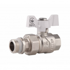 Кран кульовий Американка SD Forte 3/4" з антипротечкою прямий SF222W20