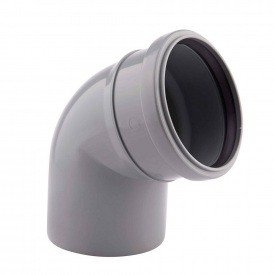 Коліно каналізаційне PPR TA Sewage 50 67°