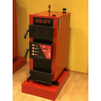 Твердопаливний котел 12 кВт KRAFT E new сталь 5 мм