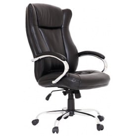 Офисное кресло Richman Сенатор Хром М-2 Кожзам Черный