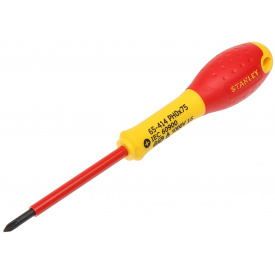 Прогумована викрутка Stanley FatMax VDE 1000V Ph0х75