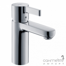 Смеситель для раковины с донным клапаном Hansgrohe Metris S 31016000 хром