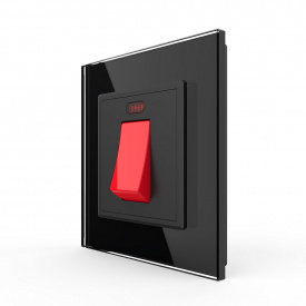 Майстер вимикач 20 ампер Livolo Чорний (VL-C7KMKV20A-2BP)