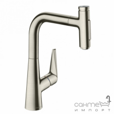 Смеситель для кухни с вытяжным изливом Hansgrohe Talis Select M51 73868800 сталь