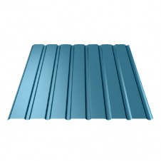 Фото - Профнастил Ruukki Т15 Polyester 0,45 мм RR-35 (Блакитне озеро) Профнастил Ruukki Т15 Polyester 0,45 мм RR-35 (Блакитне озеро)