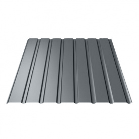 Профнастил Ruukki Т15 Crown BT 0,50 мм RR-2h3 (Сірий графіт)