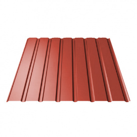 Профнастил Ruukki Т15 Rough Matt 0,45 мм RR-29 (Красный)