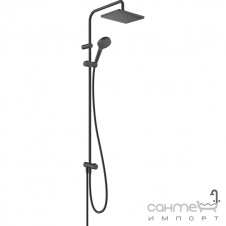 Душова стійка без змішувача Hansgrohe Vernis Shape Reno EcoSmart 26289670 матова чорна