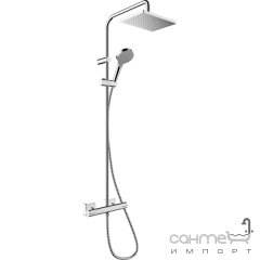 Душевая стойка с термостатом Hansgrohe Vernis Shape EcoSmart 26097000 хром Київ
