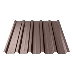 Профнастил Ruukki Т35 Polyester 0,45 мм RR-887 (Каштан) Хуст