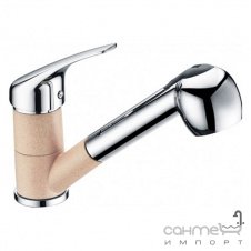 1088948 - Смеситель гранитный Alveus AM40-PS A23-CHR (cream)