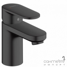 Смеситель для раковины с донным клапаном Hansgrohe Vernis Blend 70 CoolStart 71584670 матовый черный