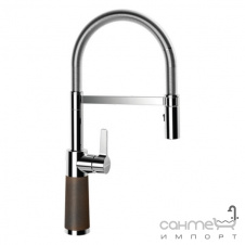 Смеситель для кухни с выдвижным изливом Schock SC540 558000 гранит в цвете Cristalite 63 mocha