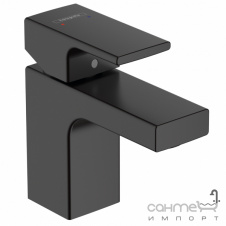 Смеситель для раковины с донным клапаном Hansgrohe Vernis Shape CoolStart 71593670 матовый черный