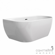 Пристенная ванна Ravak Freedom W 166x80 XC00100033 белая, сифон матовый черный