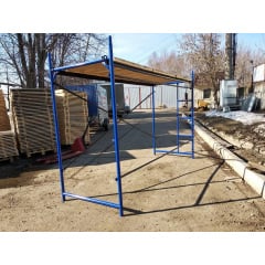 Фасадные леса рамные комплектация 14 х 15 (м) Стандарт Ирпень