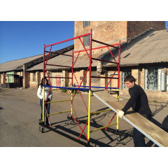 Будівельна риштовка на колесах 3.9 м 1.2 х 2.0 (м) 2+1 Техпром Львів