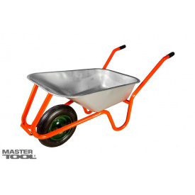 Тачка садово-строительная одноколесная MASTERTOOL 85 л 160 кг 79-9845