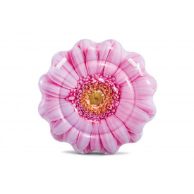 Плотик-матрас надувной Intex Розовый цветок 142 см (58787)