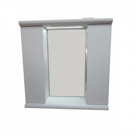 Зеркало c двумя шкафами Mikola-m 100 см Белый