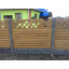 евро забор бетонный бревно бук янтарь Белая Церковь